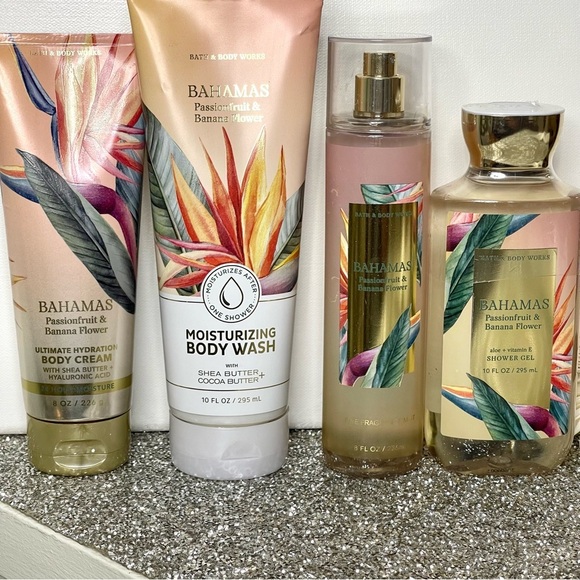 Bath & Body Works Bahamas Passionfruit & Banana Flower Tropical Gift Set NWT - Picture 3 of 5